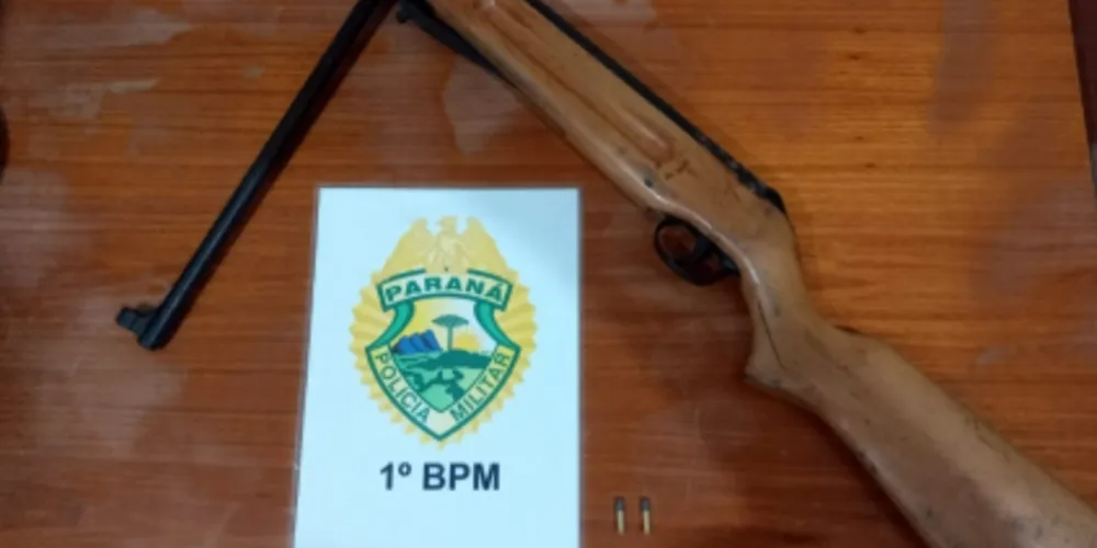 Homem é preso portando espingarda em Castro