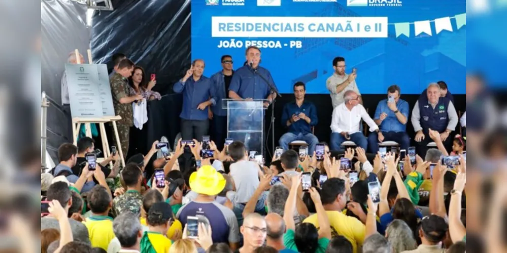 As declarações foram feitas durante a cerimônia de inauguração dos Residenciais Canaã I e II, em João Pessoa (PB).