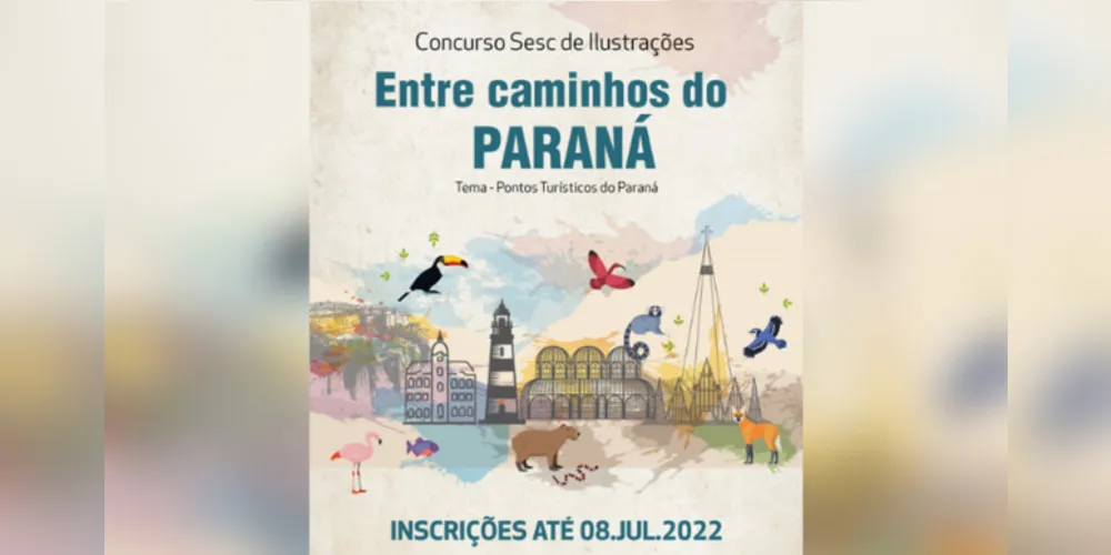 Sesc PR seleciona desenhos sobre pontos turísticos