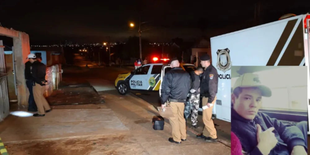 O rapaz foi alvejado com aproximadamente dez tiros.