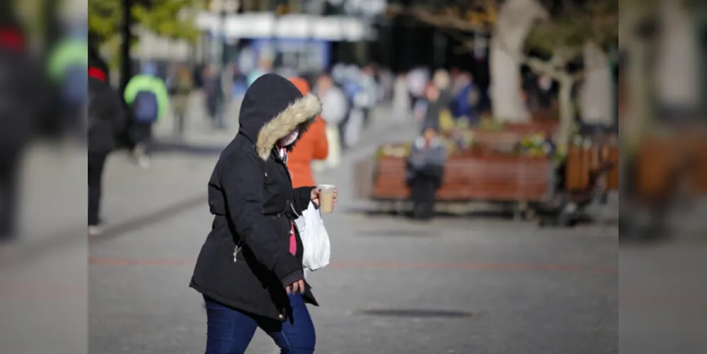 A semana será de baixas temperaturas em todo o Paraná, conforme previsão do Sistema Meteorológico do Paraná