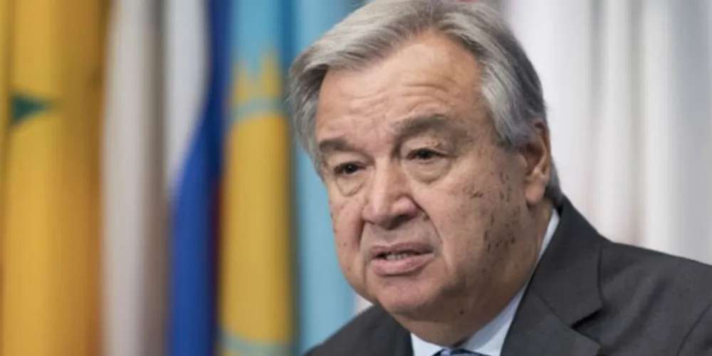 Secretário-geral da ONU reúne-se com Zelensky