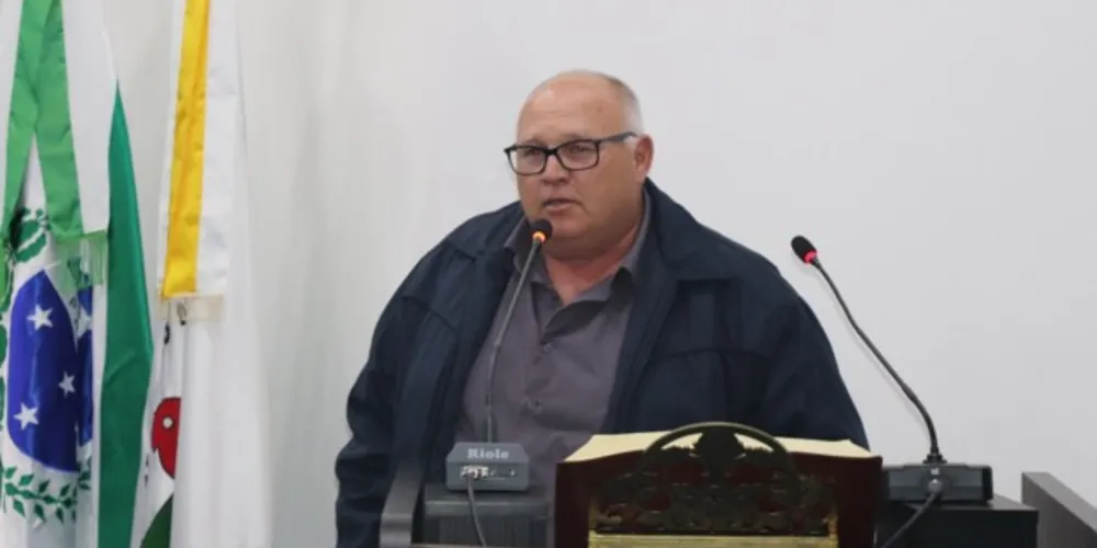 Secretário municipal de Viação e Serviços Rurais, Amarildo José Polo, destaca ações realizadas no interior