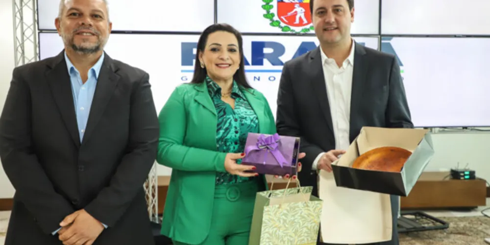 Ratinho Junior e Elisangela Pedroso destacam convênio firmado, que garante investimento de R$ 870 milhões em Carambeí