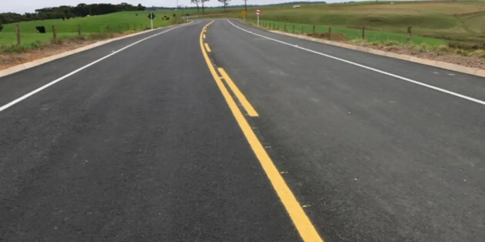 Trecho de quatro quilômetros foi asfaltado e está em fase de sinalização viária