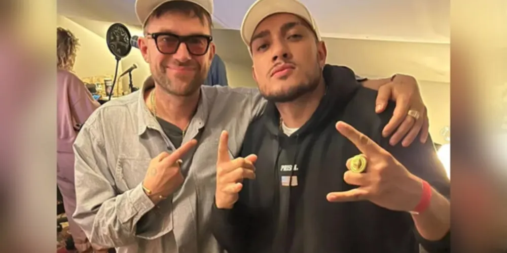 Segundo informações do MC, ele e o grupo ficaram reunidos por cerca de cinco horas para as gravações