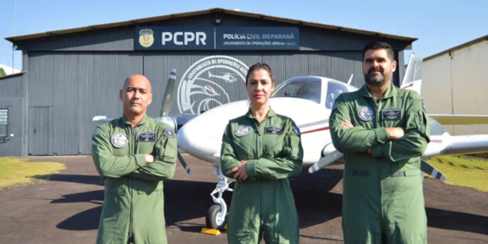 PCPR passa a ter três novos copilotos no Grupamento de Operações Aéreas