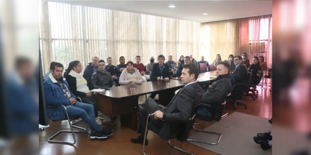 Reunião entre as Secretarias Municipais foi realizada na semana passada.