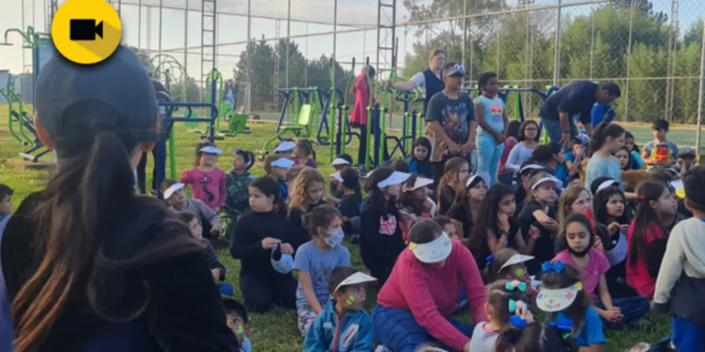 Imagem ilustrativa da imagem Alunos de Carambeí participam de campanha contra a dengue