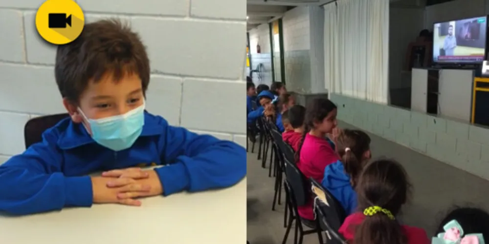 Imagem ilustrativa da imagem Aula do Vamos Ler e Unimed leva reflexão ao CAIC de PG