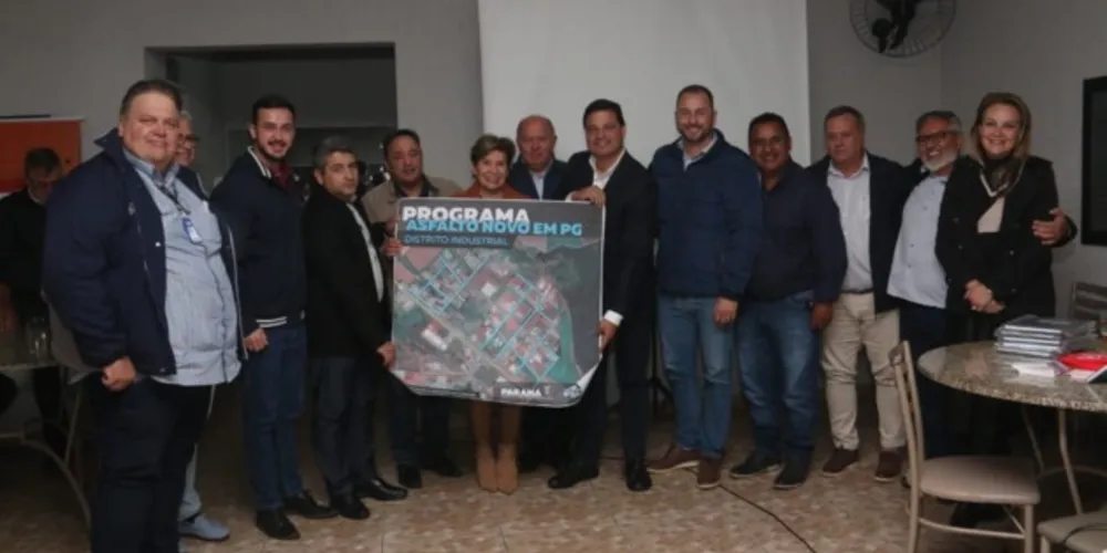 O pacote de obras contempla a conclusão da pavimentação de ruas do Distrito