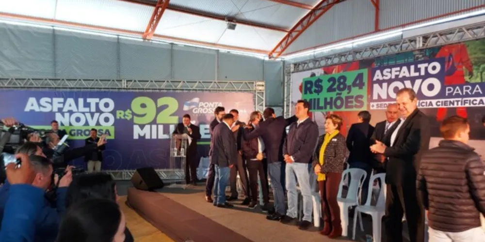Governador cumpre agenda na manhã dessa segunda-feira (30), em Ponta Grossa