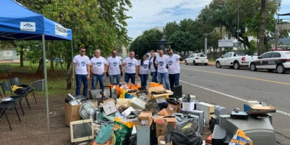 Primeira edição do programa 'Recicla Digital' ocorreu na Praça Dr. Horácio Klabin