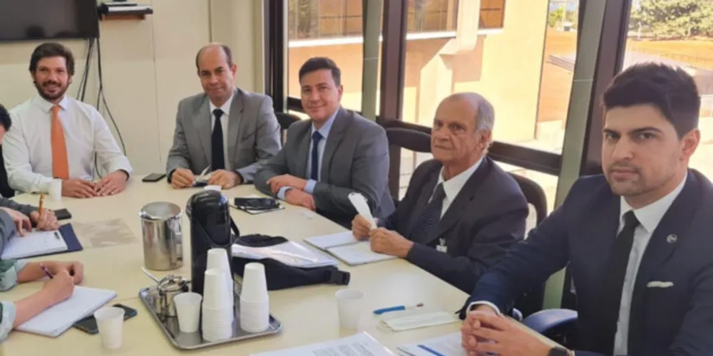 Frente Parlamentar sobre o Pedágio em reunião com técnicos do TCU em Brasília.