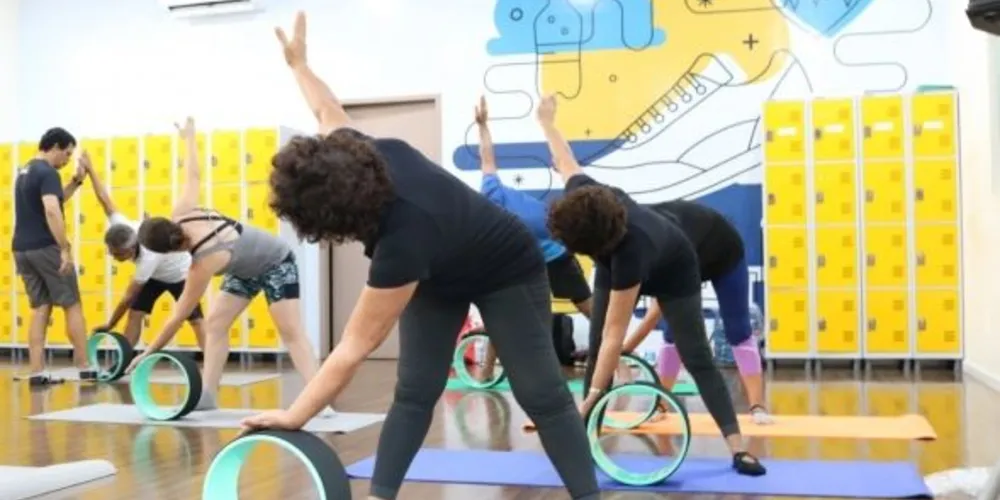 No evento, cada pessoa é convidada a praticar15 minutos de qualquer atividade física