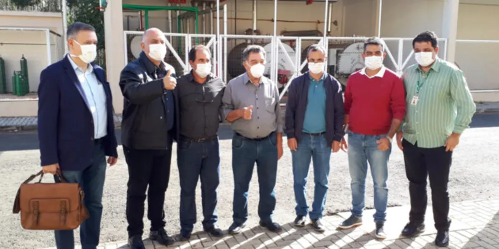 Prefeito de Telêmaco, Dr. Márcio Matos, participou da visita técnica