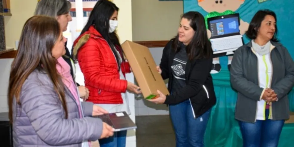 Equipamentos chegam para facilitar o planejamento das aulas e atividades na rede municipal