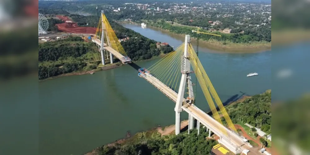 A nova ligação entre os países é resultado da parceria entre Governo do Paraná, governo federal e a Itaipu Binacional
