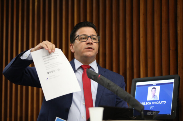 Deputado Arilson Chiorato (PT), autor do projeto de lei.