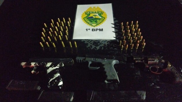 Armas apreendidas com o grupo foram entregues na 13ª SDP