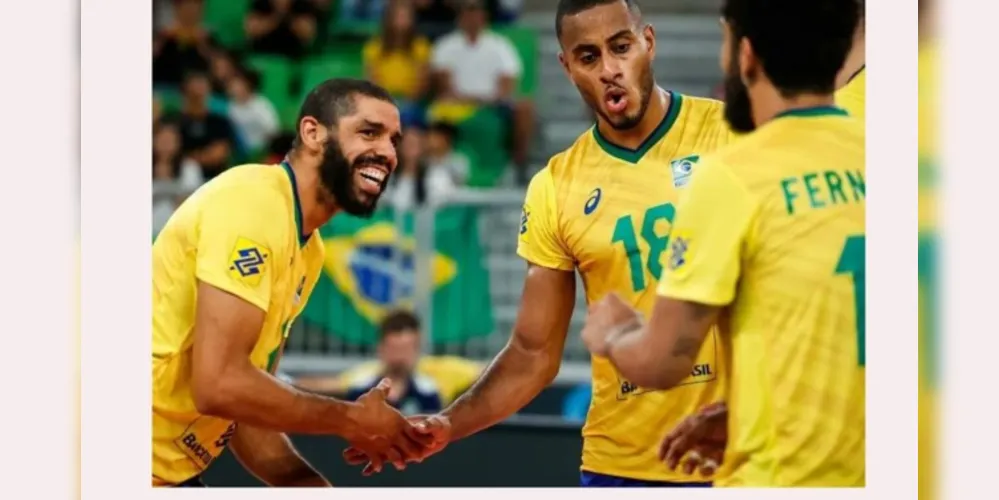 Seleção venceu por 3 sets a 0.