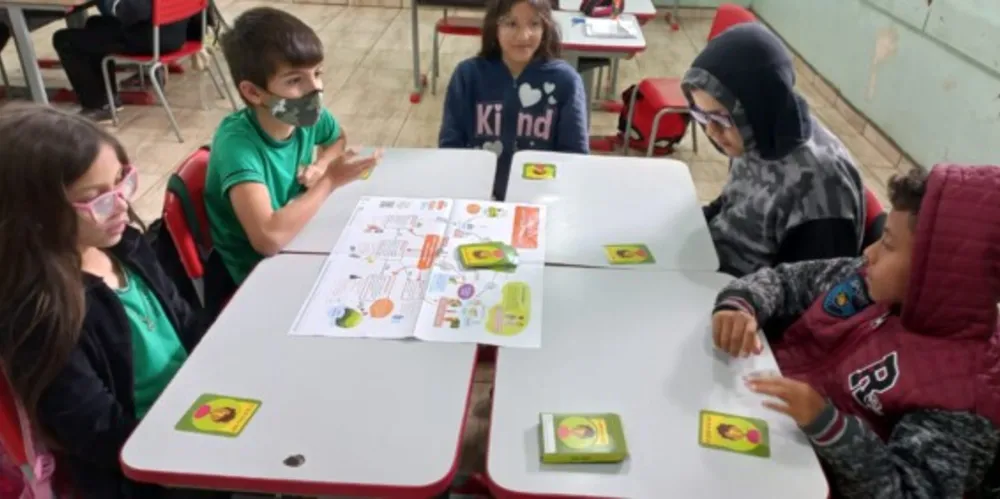 Alunos puderam produzir desenhos com o tema 'Minha Atividade na Logística Reversa'