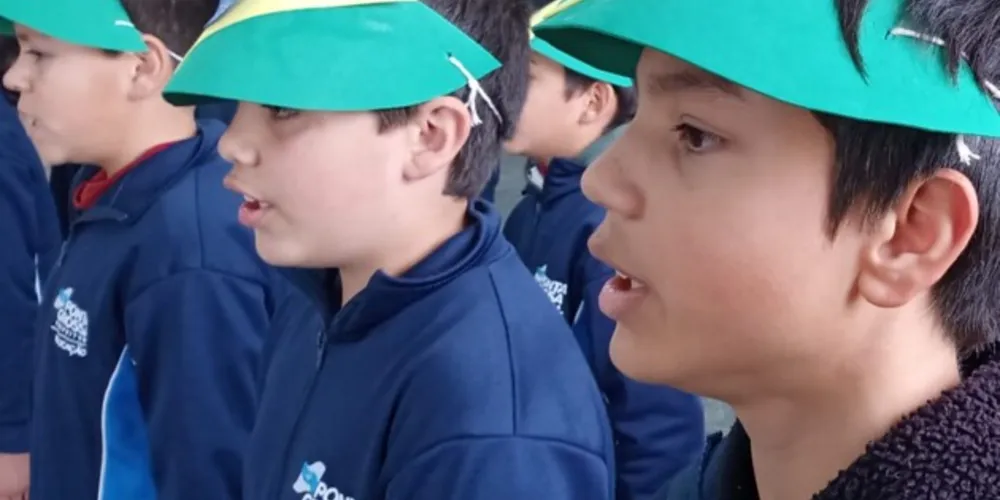 Momentos de reconhecimento à pátria também foram marcantes aos alunos