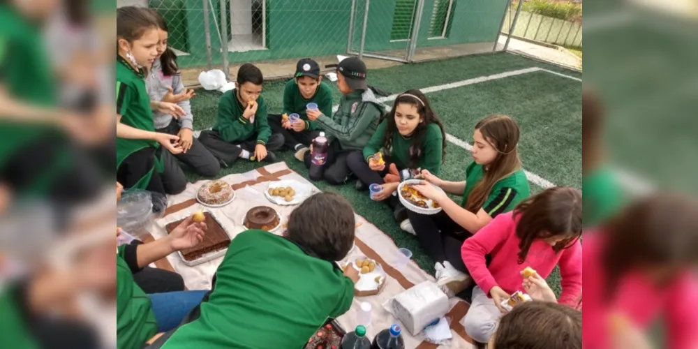 Alunos puderam unir teoria a uma saborosa prática