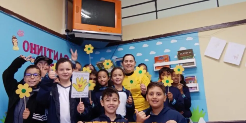 Trabalho foi além de conversas, com alunos protagonizando estudos e materiais