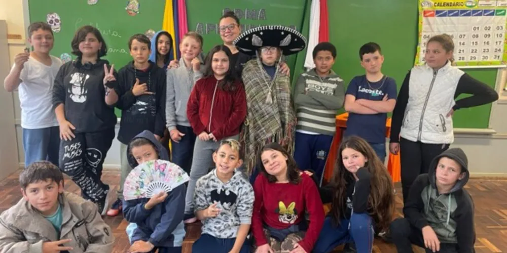 Alunos também puderam relatar o que conheciam da cultura do país latino