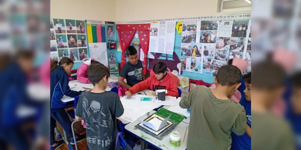 Educandos tiveram diversas ideias empreendedoras durante dinâmica em sala