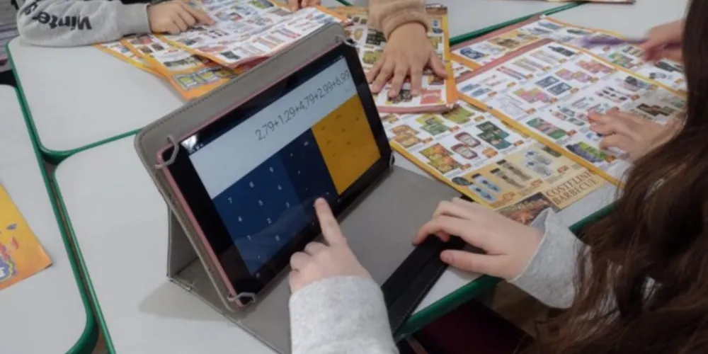 Cálculos, reflexão e estudo marcaram ampla atividade em sala de aula