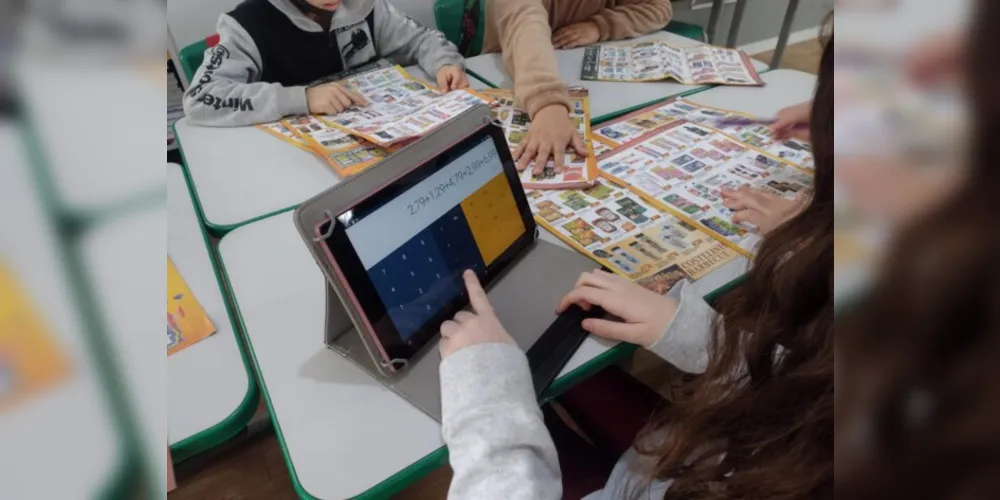 Cálculos, reflexão e estudo marcaram ampla atividade em sala de aula