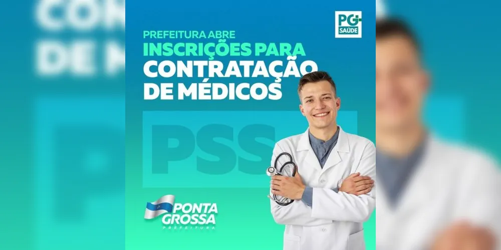 Seleção acontece mediante Processo Seletivo Simplificado. Edital já está disponível no site da Prefeitura