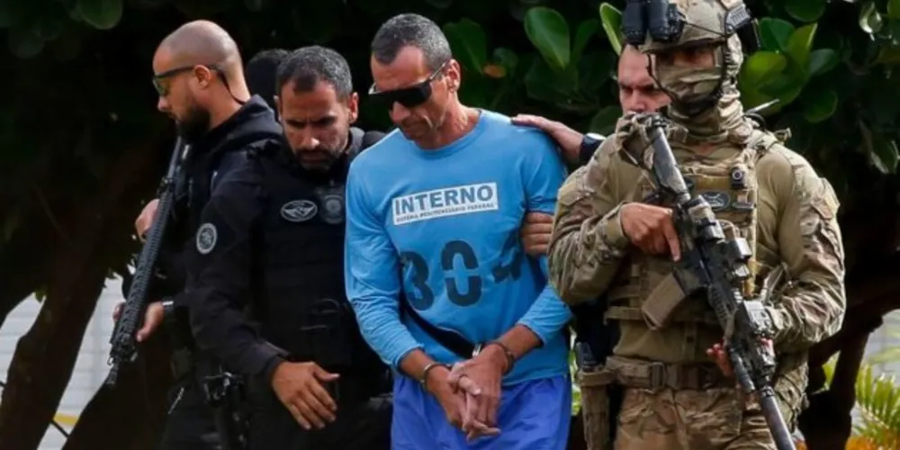 Marcola cumpre pena no presídio de segurança máxima em Porto Velho (RO)