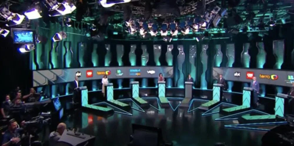 Seis candidatos participaram do debate: Bolsonaro, Ciro Gomes, Simone Tebet, Soraya, Felipe D’Avila e Padre Kelmon