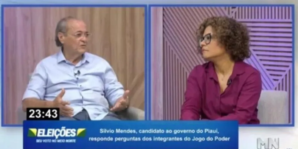 Entrevista foi realizada na TV Meio Norte