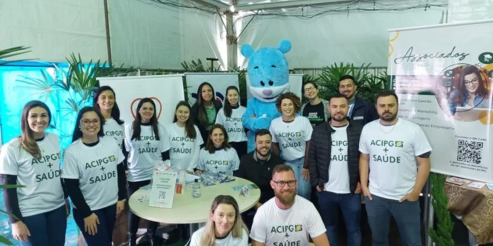 Representantes da Associação durante a 'Expo&Flor', no último fim de semana