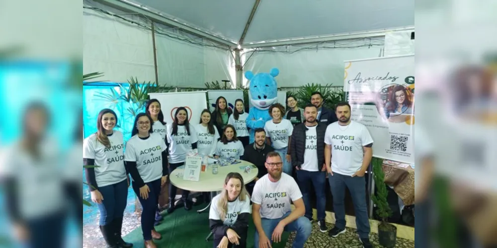 Representantes da Associação durante a 'Expo&Flor', no último fim de semana