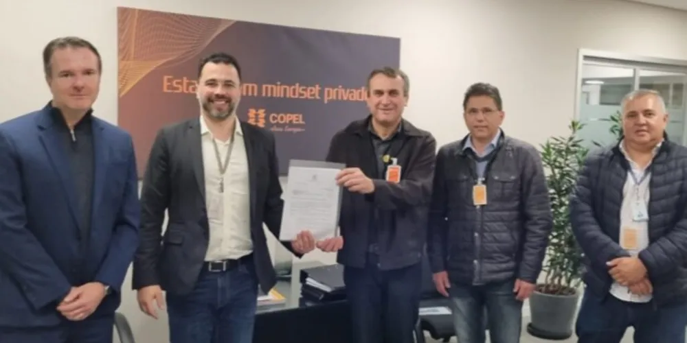 Prefeito Irani Barros encaminhou ofício para o presidente da Copel, Daniel Pimentel Slaviero