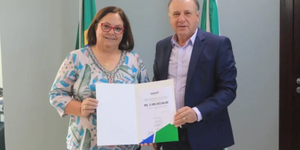 Alcione esteve reunida com o chefe da Casa Civil do Paraná, João Carlos Ortega