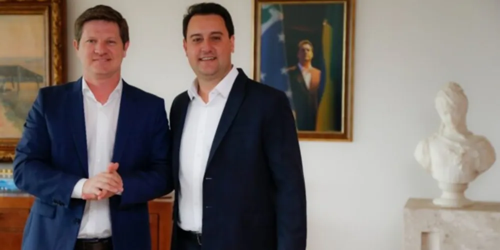 Candidato à Câmara Federal, Santin Roveda, destaca boa relação com o governador Ratinho Junior