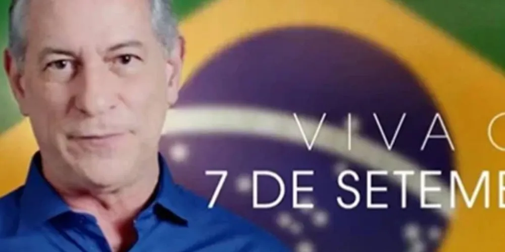 Ciro Gomes é candidato do PDT à Presidência da República.