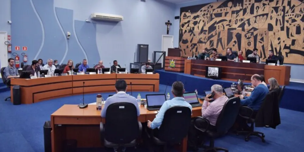 Sessão Ordinária da Câmara Municipal de Ponta Grossa.