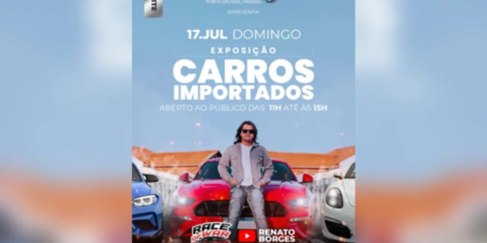 Cerca de 10 marcas de luxo estarão no empreendimento, para visitação única, neste domingo, 17/7, das 11h às 15h