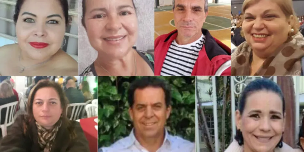 Seis profissionais que trabalhavam na rede estadual de ensino e  o motorista da van em que estavam morreram na colisão