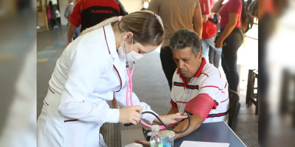 Atividade foi realizada no Terminal Central e contou com a presença do prefeito em exercício Daniel Milla Fraccaro
