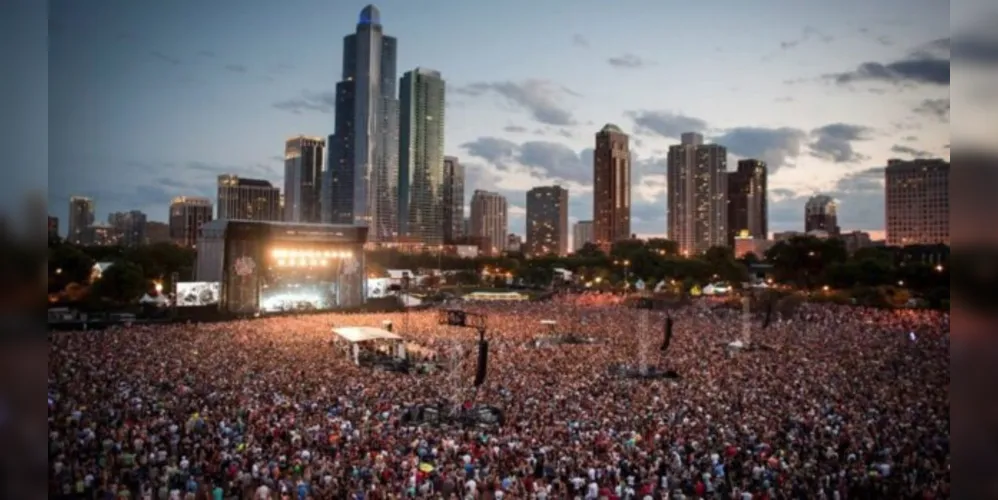 O Lollapalooza acontecerá em 24, 25 e 26 de março de 2023