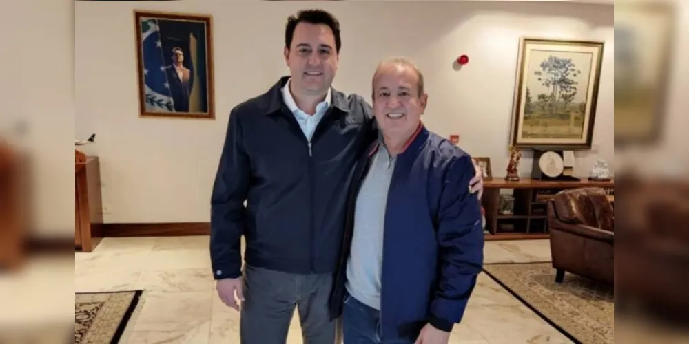 Pré-candidato à Assembleia Legislativa esteve reunido com o governador nesta segunda-feira (18)