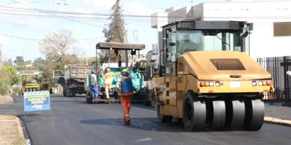 Desde o dia 27 de junho a Prefeitura está promovendo a revitalização de ruas e avenidas deterioradas pela ação do tráfego e condições climáticas